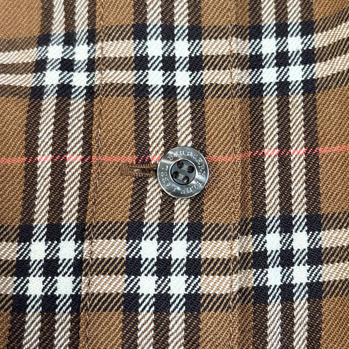 BURBERRY バーバリー BLUE LABEL ノバチェック ワンピース ブラウン FMF54-536 38 レディース【中古】
