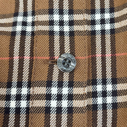 BURBERRY バーバリー BLUE LABEL ノバチェック ワンピース ブラウン FMF54-536 38 レディース【中古】