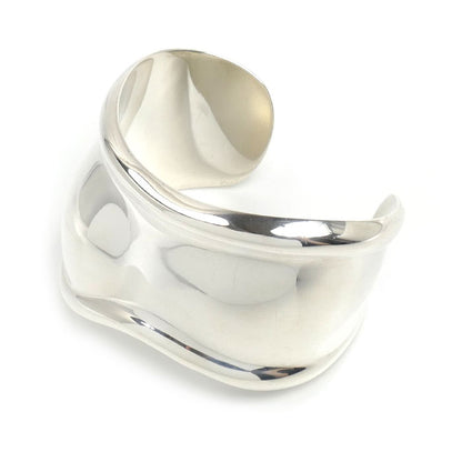 TIFFANY&Co. ティファニー シルバー925 スモール ボーン カフ バングル 60020031 53.9g レディース【中古】