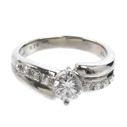 Pt900プラチナ リング・指輪 ダイヤモンド0.70ct ダイヤモンド0.26ct 12.5号 7.5g レディース【中古】