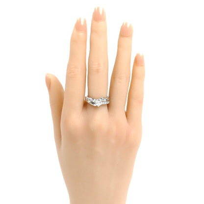 Pt900プラチナ リング・指輪 ダイヤモンド0.70ct ダイヤモンド0.26ct 12.5号 7.5g レディース【中古】