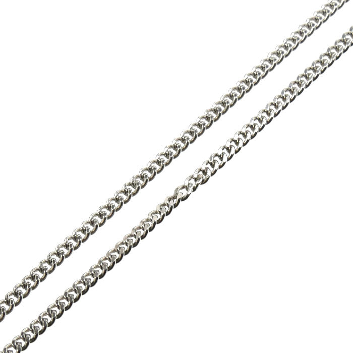 Pt850プラチナ プチ 一粒ダイヤ ネックレス ダイヤモンド1.00ct 4.8g 41cm レディース【中古】