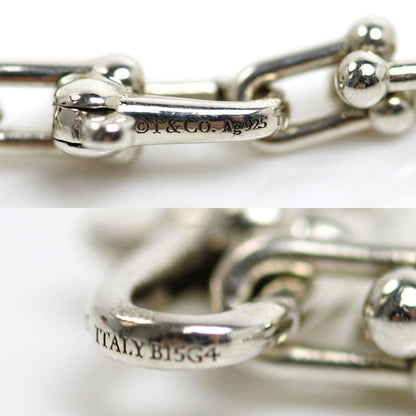 TIFFANY&Co. ティファニー シルバー925 ハードウェア マイクロリンク ブレスレット 7.3g 19.5cm ダブルエクストララージ ユニセックス【中古】