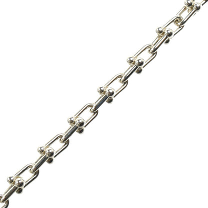 TIFFANY&Co. ティファニー シルバー925 ハードウェア マイクロリンク ブレスレット 7.4g 19.5cm ダブルエクストララージ ユニセックス【中古】