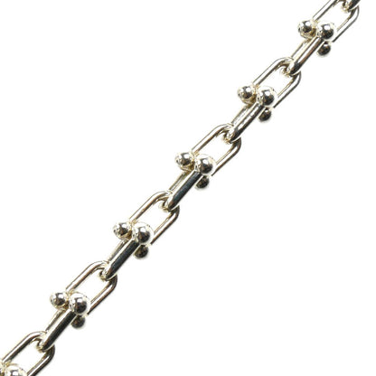 TIFFANY&Co. ティファニー シルバー925 ハードウェア マイクロリンク ブレスレット 7.4g 19.5cm ダブルエクストララージ ユニセックス【中古】