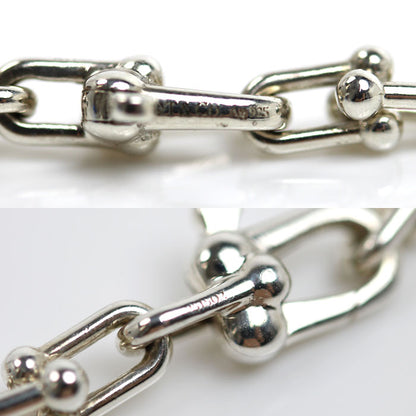 TIFFANY&Co. ティファニー シルバー925 ハードウェア マイクロリンク ブレスレット 7.4g 19.5cm ダブルエクストララージ ユニセックス【中古】