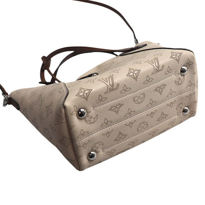 LOUIS VUITTON ルイ・ヴィトン ヒナPM 2Wayショルダーバッグ マヒナ ベージュ ブラウン M55551 IC レディース【中古】