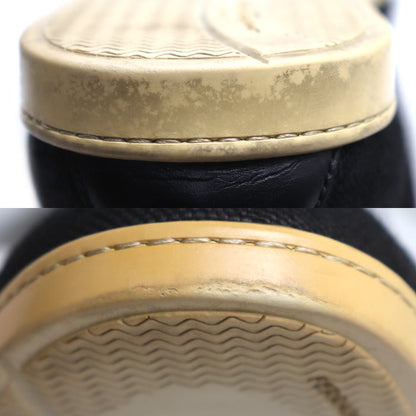 Salvatore Ferragamo サルヴァトーレフェラガモ FERRAGAMO WORLD ブーツ ブラック キャンバスチャッカブーツ 26.0cm メンズ【中古】