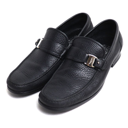 Salvatore Ferragamo サルヴァトーレフェラガモ ヴァラ ローファー ブラック 
7 1/2 EE 25.5cm メンズ【中古】