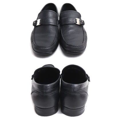 Salvatore Ferragamo サルヴァトーレフェラガモ ヴァラ ローファー ブラック 
7 1/2 EE 25.5cm メンズ【中古】