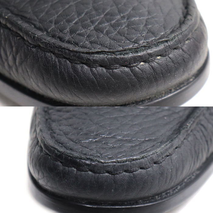Salvatore Ferragamo サルヴァトーレフェラガモ ヴァラ ローファー ブラック 
7 1/2 EE 25.5cm メンズ【中古】
