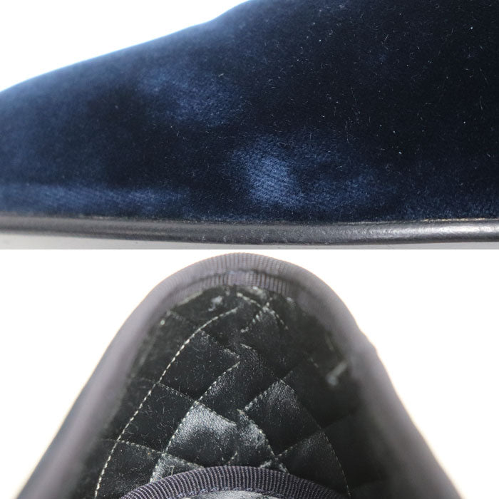 Dunhill ダンヒル スリッパー スリッポン ネイビー L1P270 オペラ 26.5cm メンズ【中古】