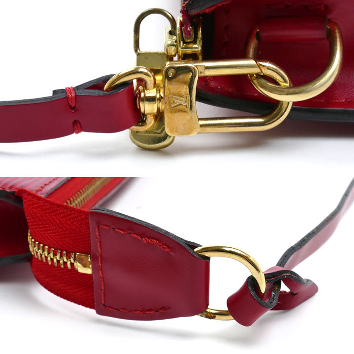 LOUIS VUITTON ルイ・ヴィトン ポシェットアクセソワール ポーチ エピ レッド M5294E AR0999 レディース【中古】