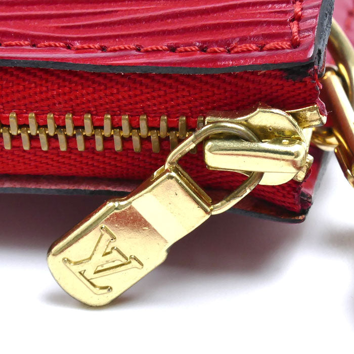 LOUIS VUITTON ルイ・ヴィトン ポシェットアクセソワール ポーチ エピ レッド M5294E AR0999 レディース【中古】