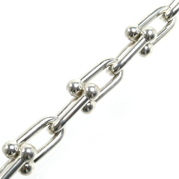 TIFFANY&Co. ティファニー シルバー925 ラージリンク ハードウェア ブレスレット 60153091 63.3g ミディアム ユニセックス【中古】