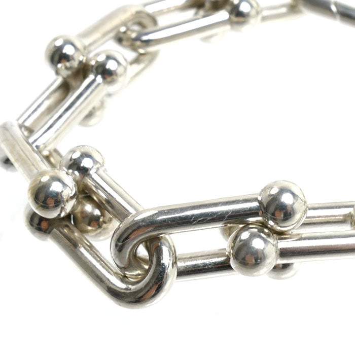 TIFFANY&Co. ティファニー シルバー925 ラージリンク ハードウェア ブレスレット 60153091 63.3g ミディアム ユニセックス【中古】