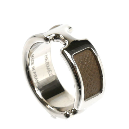 HERMES エルメス GP レザー オランプPM リング・指輪 H500058FK18 16号 ユニセックス【中古】