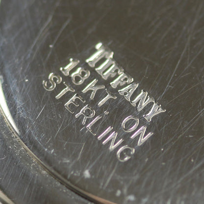 TIFFANY&Co. ティファニー K18YG/SV925 ロゴ コイン ペンダントトップ 10.8g ユニセックス【中古】