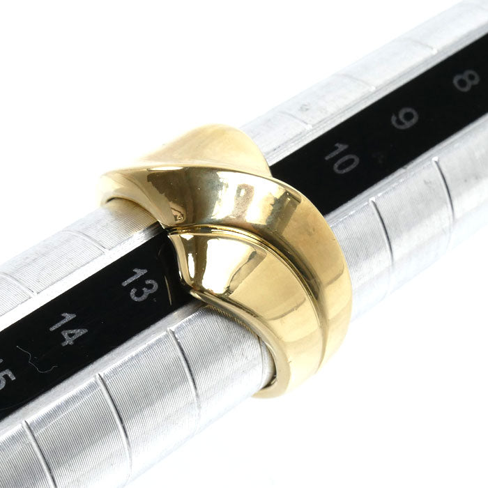 K18YG イエローゴールド リング・指輪 11.5号 7.6g レディース【中古】