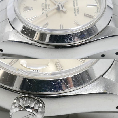 ROLEX ロレックス オイスターパーペチュアルデイト 腕時計 自動巻き 69160 X番 レディース【中古】