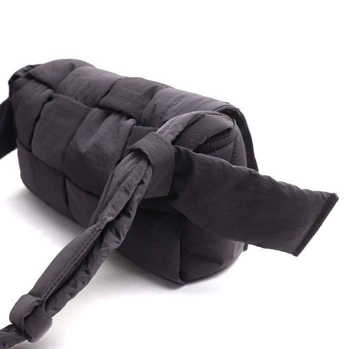 BOTTEGAVENETA ボッテガヴェネタ パデットテック カセット ショルダーバッグ ダークグレー 628951 ユニセックス【中古】