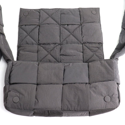 BOTTEGAVENETA ボッテガヴェネタ パデットテック カセット ショルダーバッグ ダークグレー 628951 ユニセックス【中古】