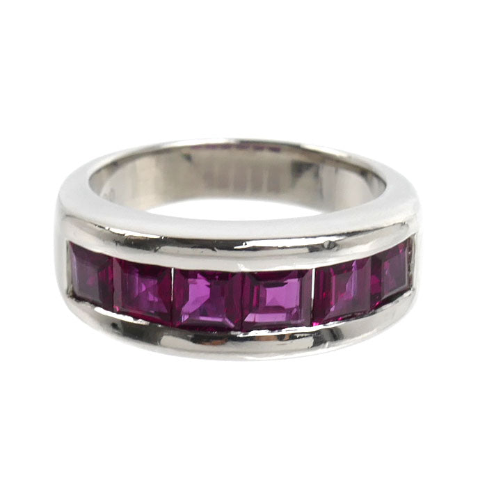 Pt900プラチナ リング・指輪 ルビー1.9ct 12号 13.5g レディース【中古】