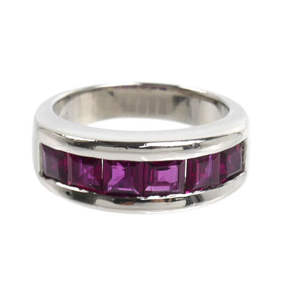 Pt900プラチナ リング・指輪 ルビー1.9ct 12号 13.5g レディース【中古】