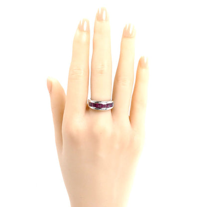 Pt900プラチナ リング・指輪 ルビー1.9ct 12号 13.5g レディース【中古】
