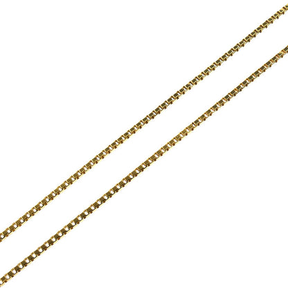 K18YG イエローゴールド ネックレス ベネチアン 3.5g ~50cm レディース【中古】