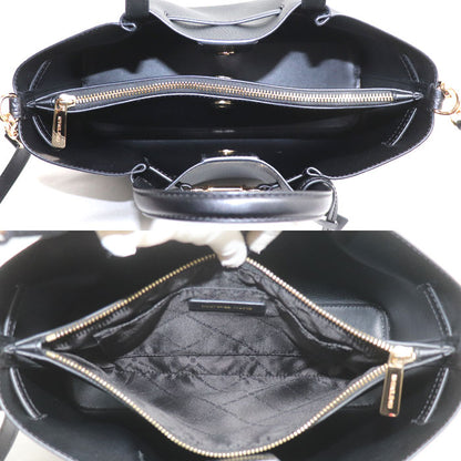 Michael Kors マイケルコース センタージップ サッチェル ミディアム 2Wayショルダーバッグ ブラック 35S5G2ZS3T アウトレット レディース【中古】