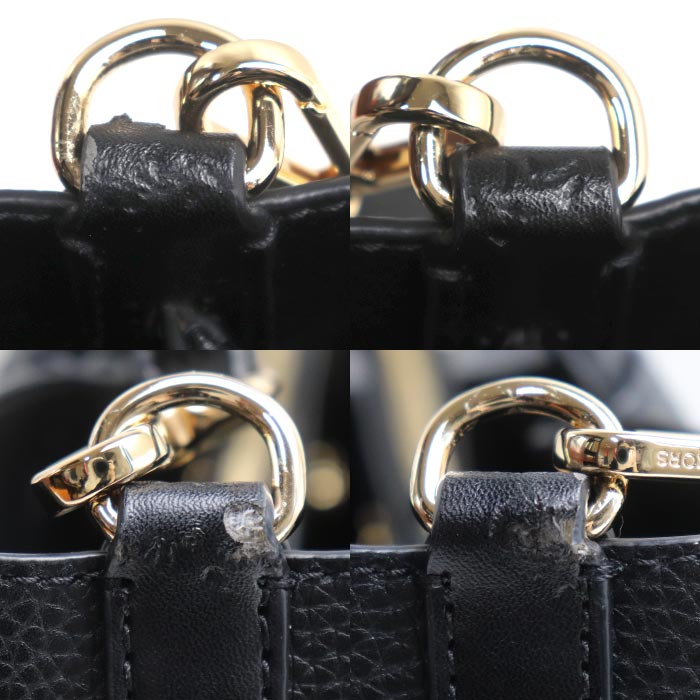 Michael Kors マイケルコース センタージップ サッチェル ミディアム 2Wayショルダーバッグ ブラック 35S5G2ZS3T アウトレット レディース【中古】