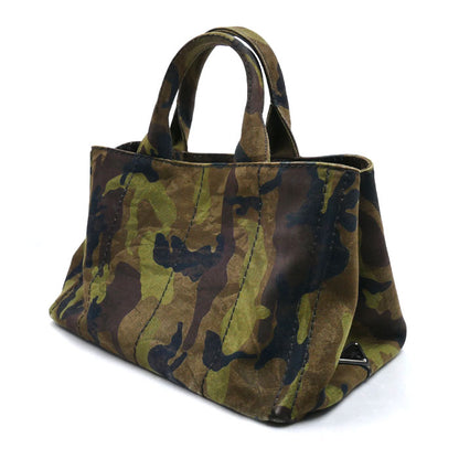 PRADA プラダ カナパ トートバッグ カーキ 迷彩 B2642B レディース【中古】