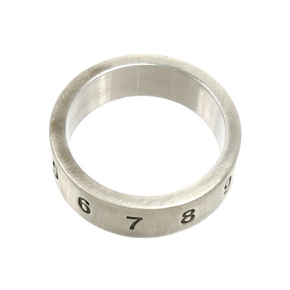 Maison Margiela メゾンマルジェラ シルバー925 ナンバリング ロゴ リング・指輪 SM1UQ0050 17号 8.2g メンズ【中古】