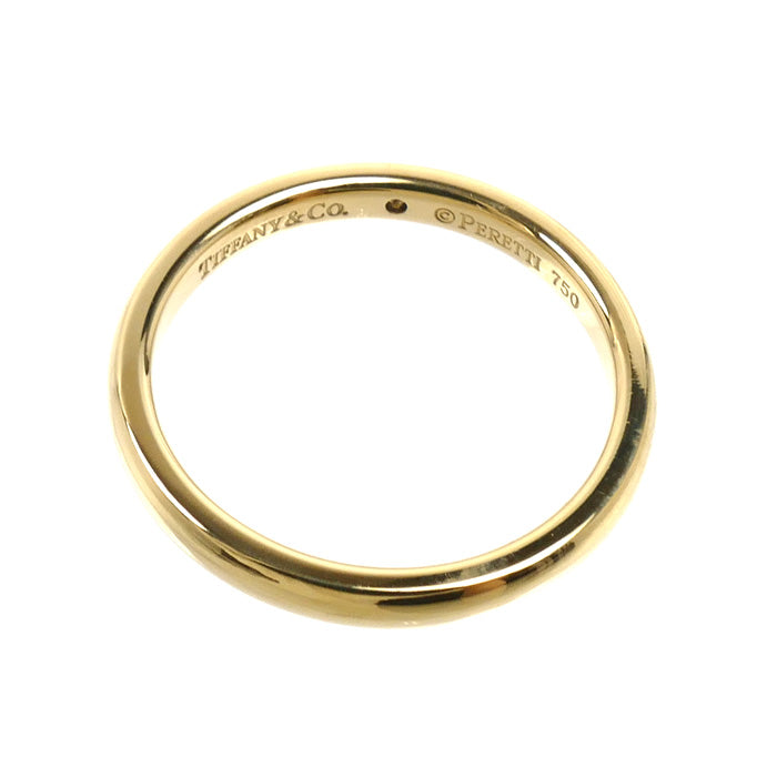TIFFANY&Co. ティファニー K18YG イエローゴールド スタッキング バンド 1PD リング・指輪 60016281 ダイヤモンド 18号 4.4g メンズ【中古】