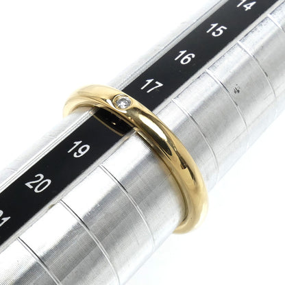 TIFFANY&Co. ティファニー K18YG イエローゴールド スタッキング バンド 1PD リング・指輪 60016281 ダイヤモンド 18号 4.4g メンズ【中古】