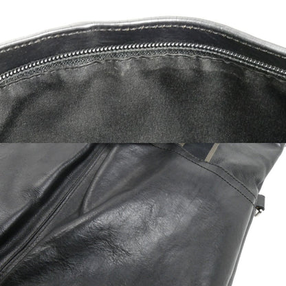 COACH コーチ ヘリテージ ウェブレザーフォルドオーバー 2Wayショルダーバッグ ブラック F70558 メンズ【中古】