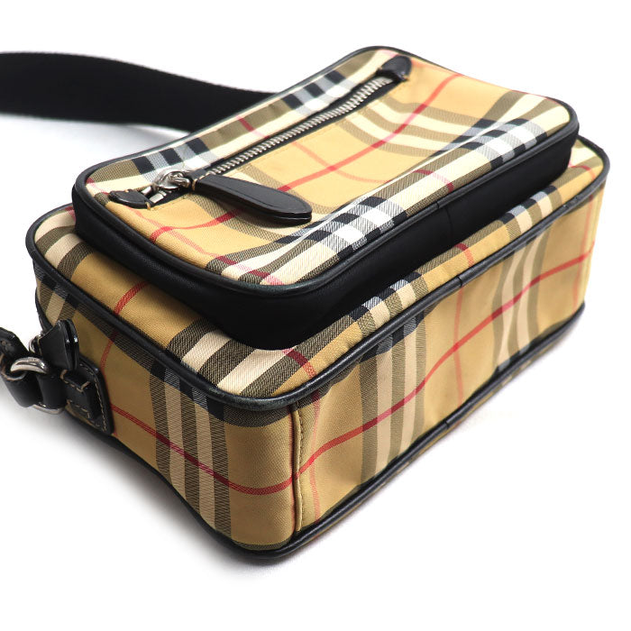 BURBERRY バーバリー ノバチェック カメラバッグ ショルダーバッグ 8005524 ユニセックス【中古】