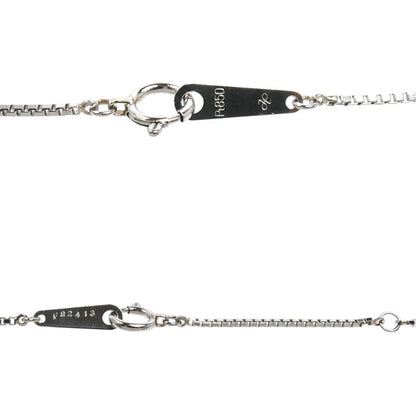 Pt850プラチナ ネックレス ベネチアン ダイヤモンド0.19ct 5.8g 42cm レディース【中古】