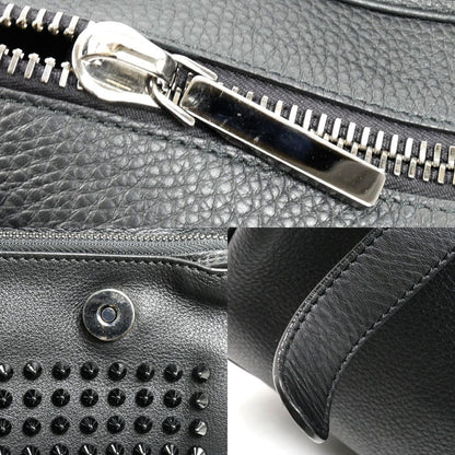 Christian Louboutin クリスチャンルブタン ブラック スタッズ バックパック リュック・デイパック ブラック 訳アリ【中古】