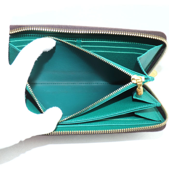 LOUIS VUITTON ルイ・ヴィトン アニモグラム ジッピーウォレット 長財布 ラウンドファスナー モノグラム ブラウン マルチ M83689 ICチップ レディース【中古】