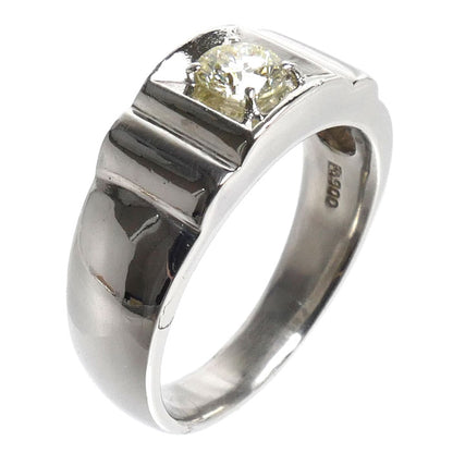 Pt900プラチナ リング・指輪 ダイヤモンド0.506ct 20号 13.0g メンズ【中古】