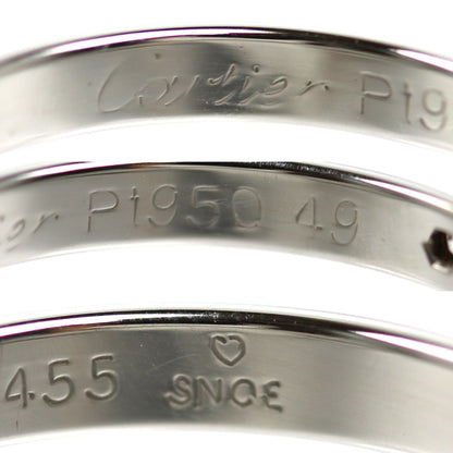 CARTIER カルティエ Pt950プラチナ 1895 ウェディング 3PD リング・指輪 B4058349 ダイヤモンド 9号 49 2.7g レディース【中古】【美品】