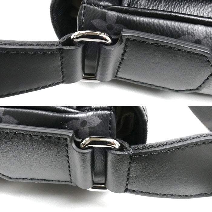 LOUIS VUITTON ルイ・ヴィトン ディストリクトPM NV3 ショルダーバッグ モノグラムエクリプス ブラック M46255 IC メンズ【中古】【美品】