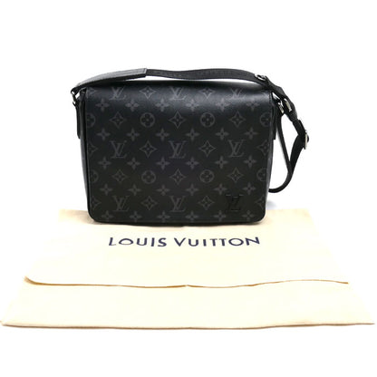 LOUIS VUITTON ルイ・ヴィトン ディストリクトPM NV3 ショルダーバッグ モノグラムエクリプス ブラック M46255 IC メンズ【中古】【美品】