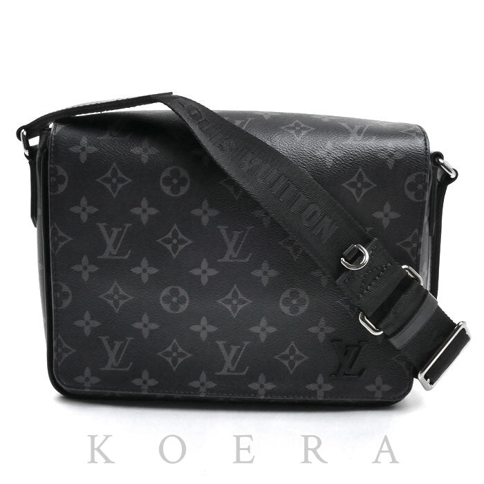 LOUIS VUITTON ルイ・ヴィトン ディストリクトPM NV3 ショルダーバッグ モノグラムエクリプス ブラック M46255 IC メンズ【中古】【美品】