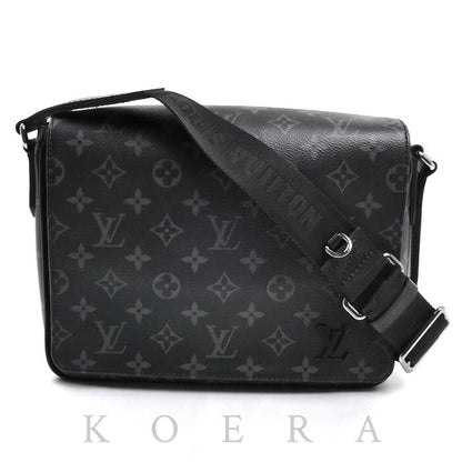 LOUIS VUITTON ルイ・ヴィトン ディストリクトPM NV3 ショルダーバッグ モノグラムエクリプス ブラック M46255 IC メンズ【中古】【美品】
