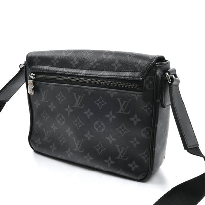 LOUIS VUITTON ルイ・ヴィトン ディストリクトPM NV3 ショルダーバッグ モノグラムエクリプス ブラック M46255 IC メンズ【中古】【美品】