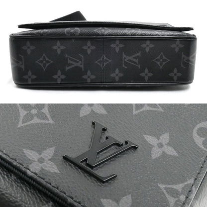 LOUIS VUITTON ルイ・ヴィトン ディストリクトPM NV3 ショルダーバッグ モノグラムエクリプス ブラック M46255 IC メンズ【中古】【美品】
