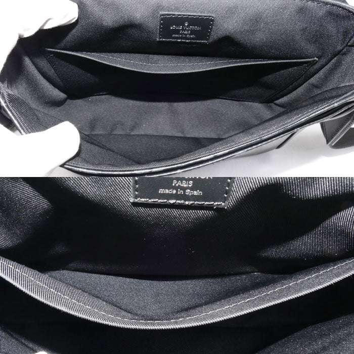 LOUIS VUITTON ルイ・ヴィトン ディストリクトPM NV3 ショルダーバッグ モノグラムエクリプス ブラック M46255 IC メンズ【中古】【美品】